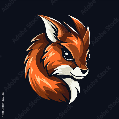Esport vector logo squirrel, squirrel icon, squirrel head, vector