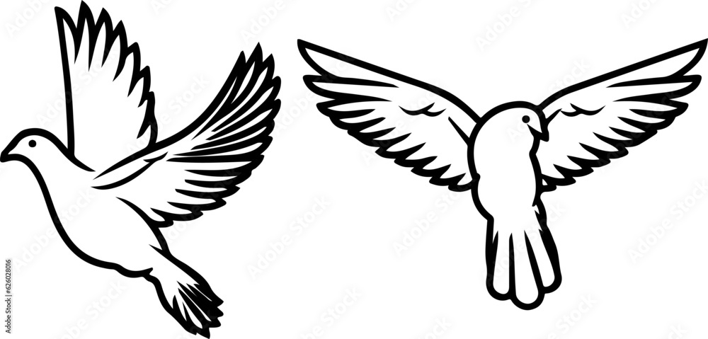 Obraz premium illustration of a flying bird