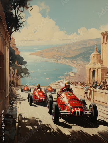 Race Cars on the Amalfi Coast