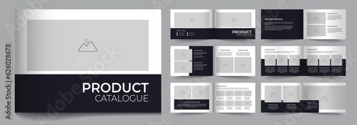 Landscape product catalogue template or product catalog template design