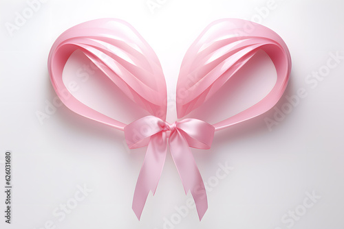 wings pink ribbon