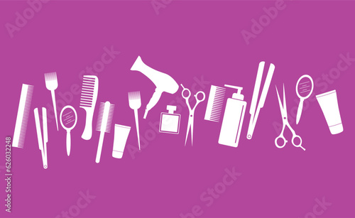 icone, silhouette,  parrucchiere, estetica, 