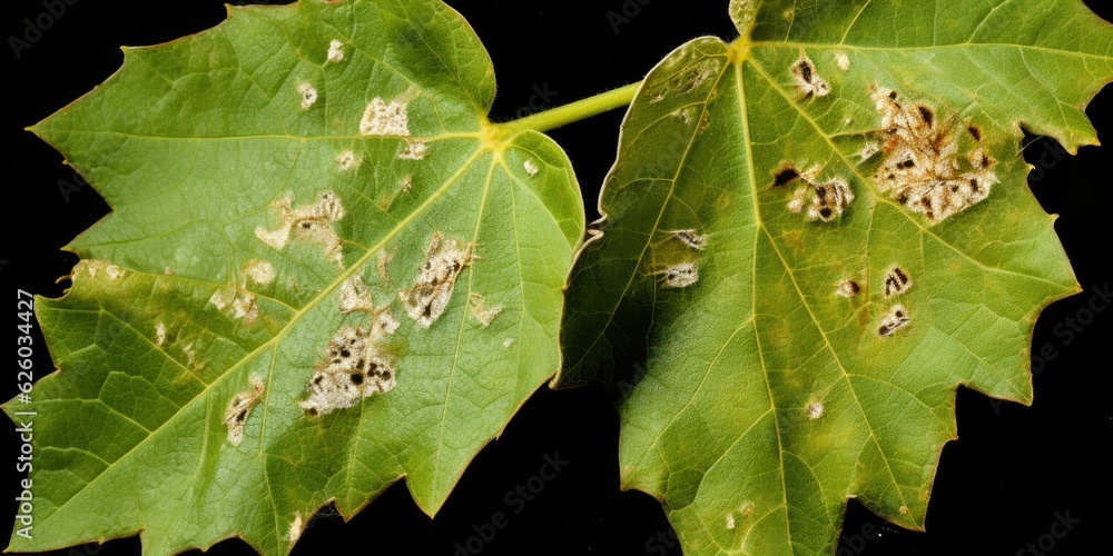 Blight Insect Blight Battling Field Infections Bacterial Spots Mar Leaf Surfaces ...