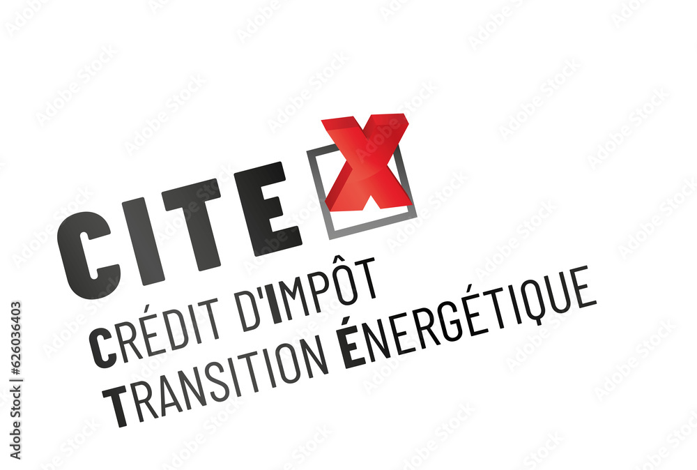 CITE tampon crédit d'impôt transition énergétique 2023, 2024, 2025