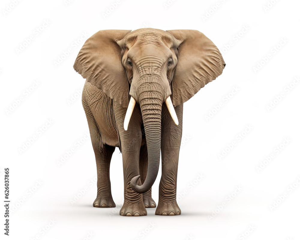 Obraz premium elephant isolated on white