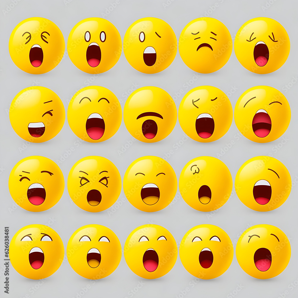 A simple set of emoji A simple set of emoji