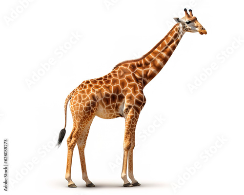 giraffe isolated on white