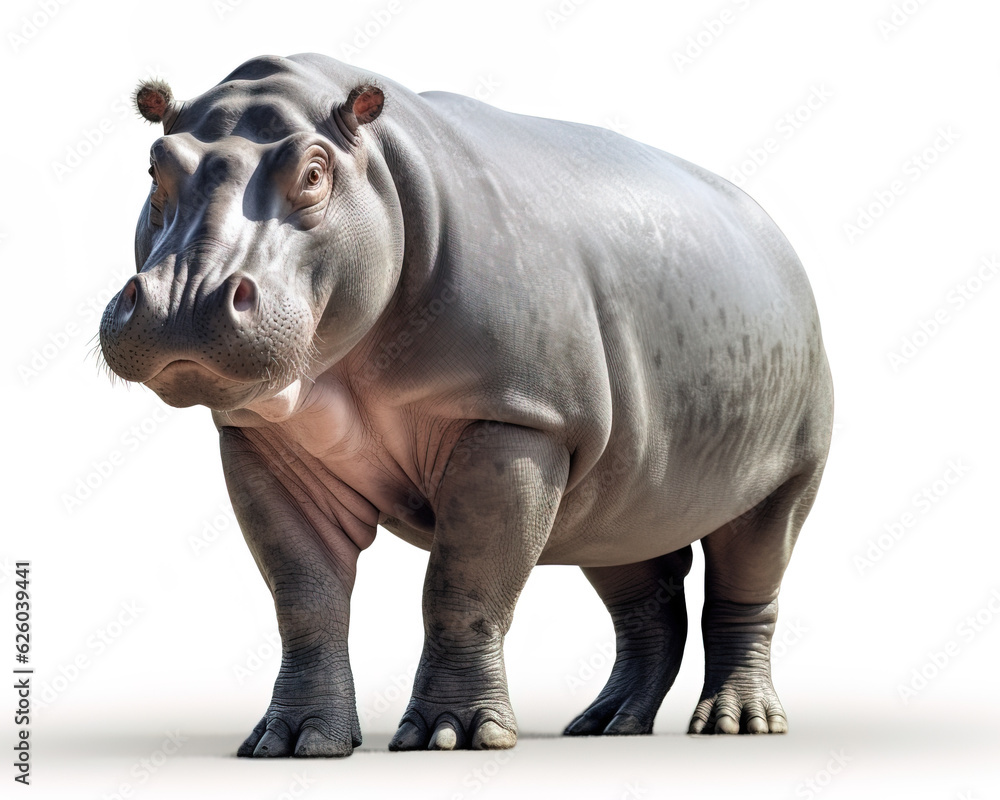 hippopotamus isolated on white hippopotamus isolated on white