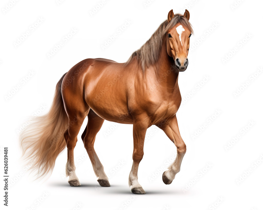 Obraz premium horse isolated on white background