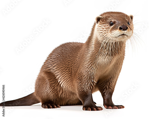 close up of a otter