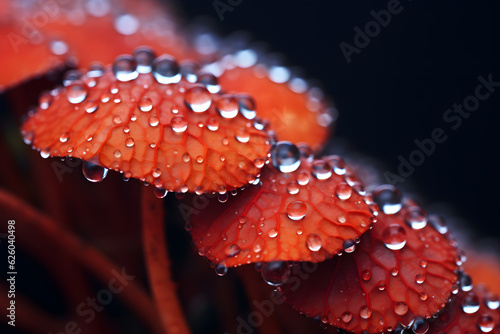 A macro photograph showcasing intricate details of nature