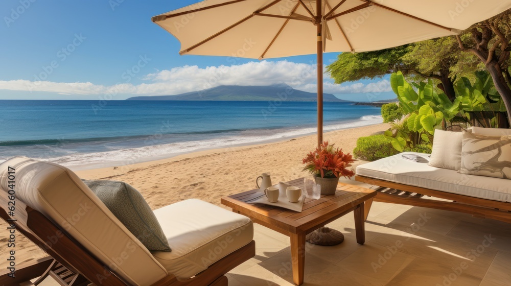 custom made wallpaper toronto digitalBeachfront villa with a private cabana and direct access to the white sands of Wailea Beach in Maui, Hawaii