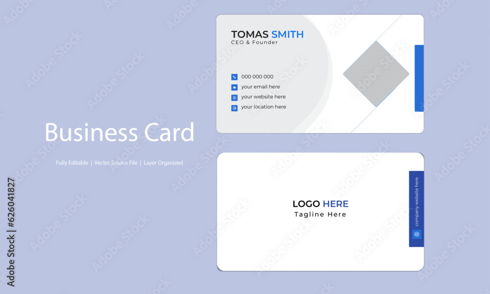 Creative Vector Business Card Design Creative Vector Business Card Design