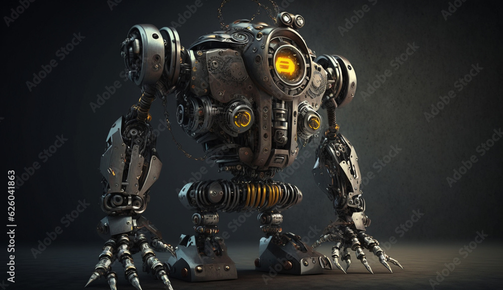 Fototapeta premium A Modern Robot Generated by AI