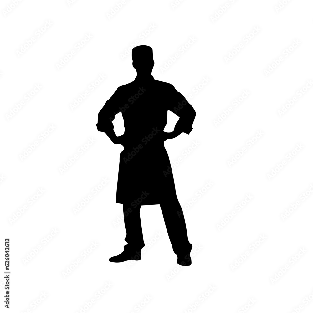 chef silhouette illustration chef silhouette illustration