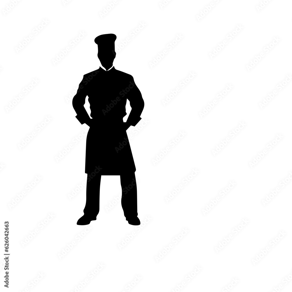 chef silhouette illustration chef silhouette illustration