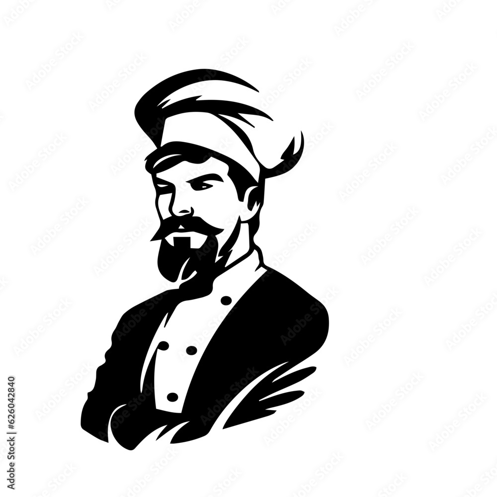 chef silhouette illustration chef silhouette illustration