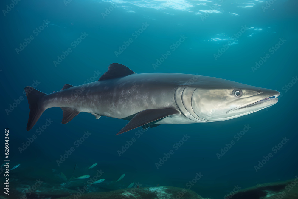 Cobia - Found in warm temperate and tropical waters worldwide, are commonly used in Southeast Asian and Latin American cuisine and have a firm, white flesh (Generative AI) Cobia - Found in warm temperate and tropical waters worldwide, are commonly used in Southeast Asian and Latin American cuisine and have a firm, white flesh (Generative AI)