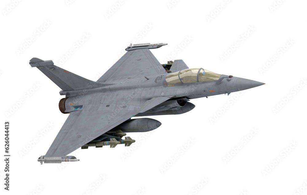 attack fighter perspective view 3d render on white attack fighter perspective view 3d render on white