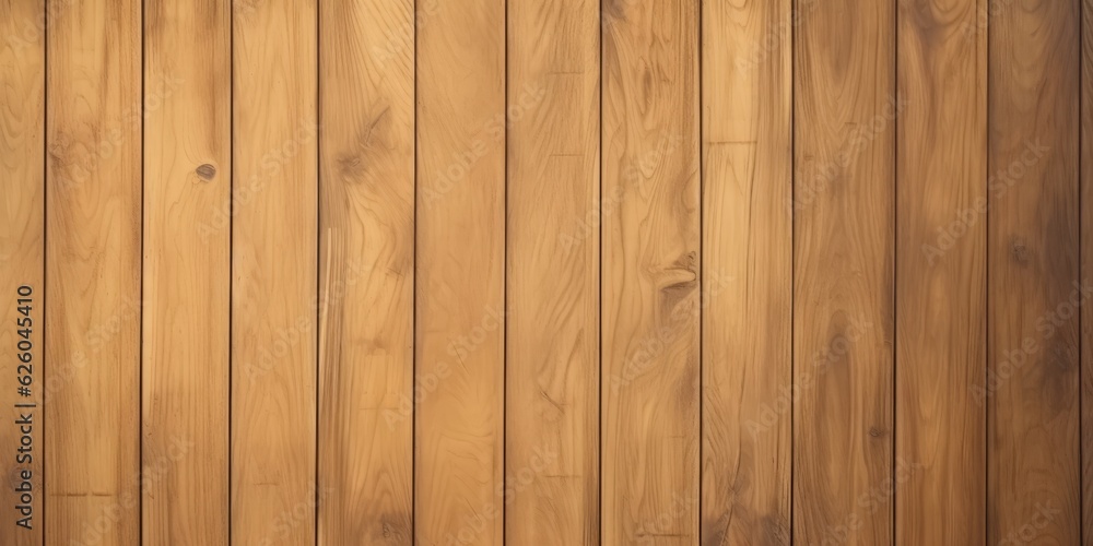 Fototapeta premium Natural brown wooden background, Wood texture surface with old natural pattern, generative ai