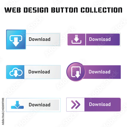 cta web button collection	