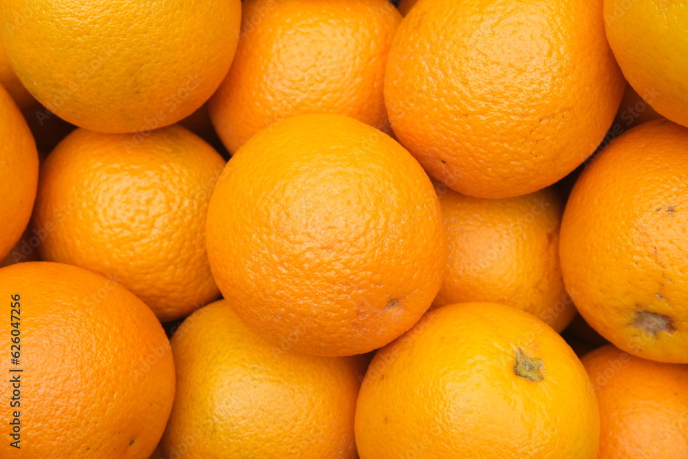 Top view of orange fruits , sweet citrus fruit close up view Top view of orange fruits , sweet citrus fruit close up view