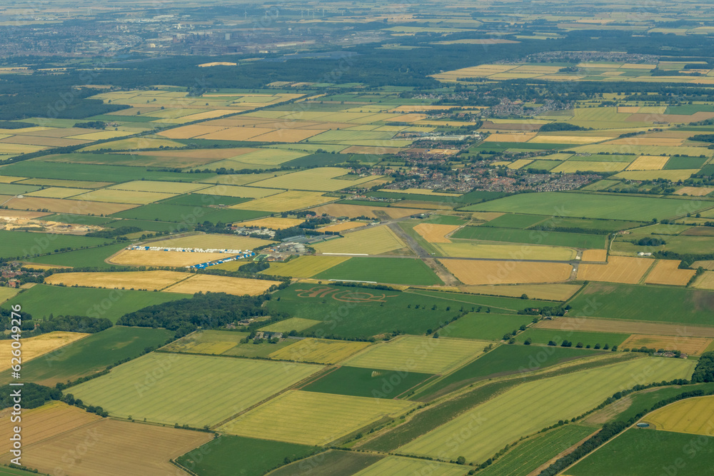 Hibaldstow Airfield From Above