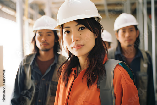 A group of construction worker at a construction site