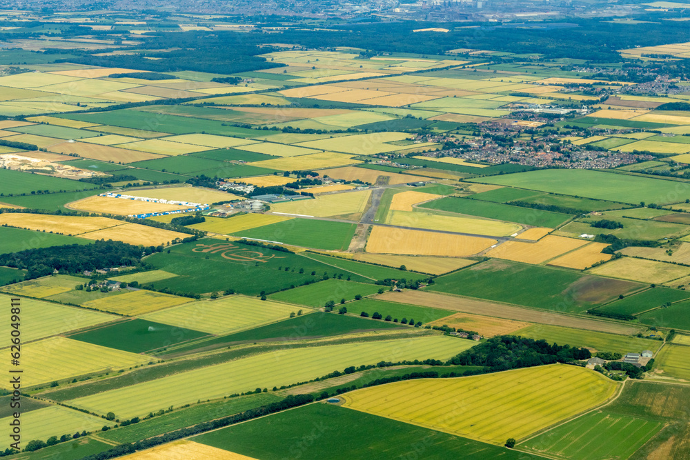 Hibaldstow Airfield From Above