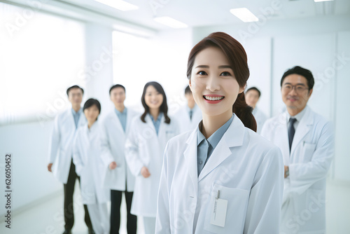 female doctor in hospital