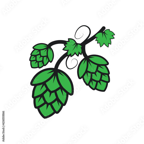 branch of hops