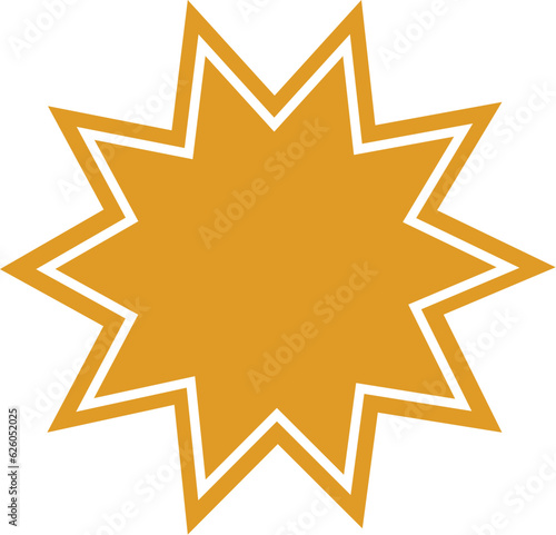 yellow Doodle star. Hand drawn stars and sparkles symbol stars and sparkles isolated on white background. Sparkles symbols.