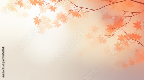 abstract autumn leaves  space for copy or text