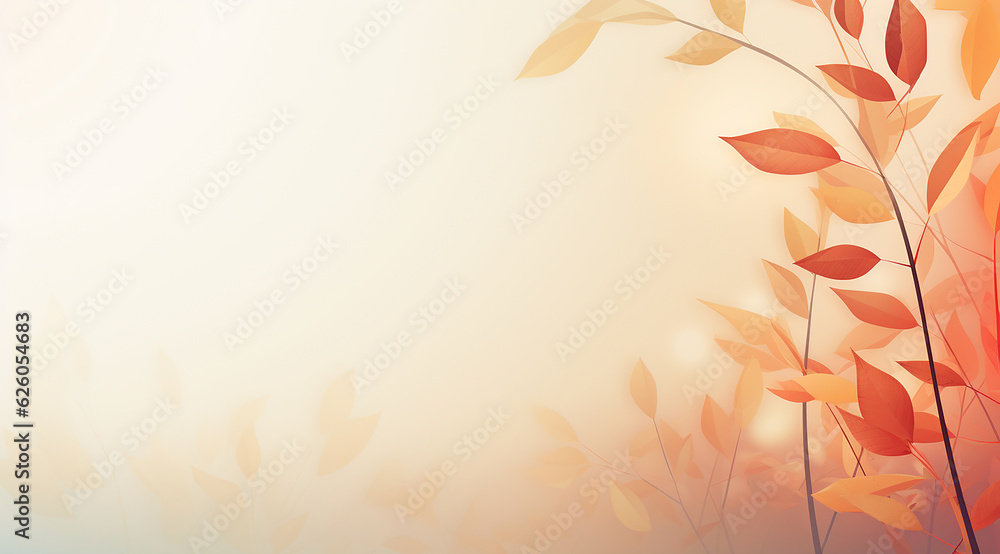 abstract autumn leaves, space for copy or text abstract autumn leaves, space for copy or text