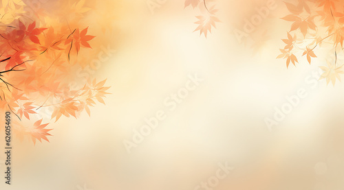 abstract autumn leaves  space for copy or text