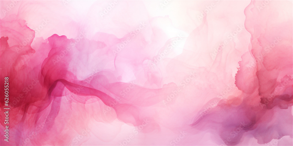 pastel pink watercolor abstract background, ai generated