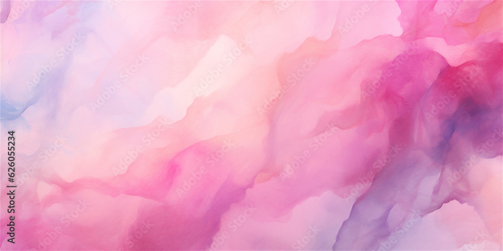 pastel pink watercolor abstract background, ai generated