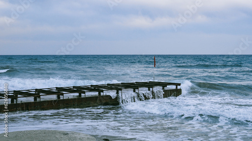 Photo of the Turkish coast on Mediterranean Sea