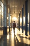 Generative AI Reflections: The Journey Begins - A Visually Captivating Cinematic Image for the 'Back to School' Concept