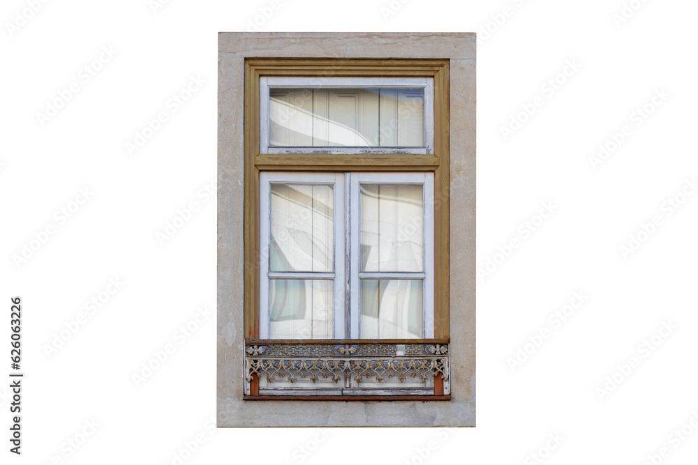 Obraz premium traditional moroccan windows, arabic design, isolated, transparent background, png