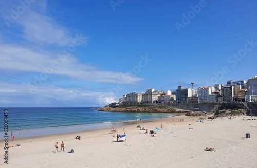 Playa del Orzán en A Coruña, Galicia © CDN