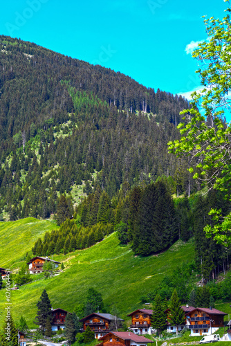 Bergdorf Langwies in der Region Plessur, Gemeinde Arosa im Kanton Graubünden (Schweiz) photo