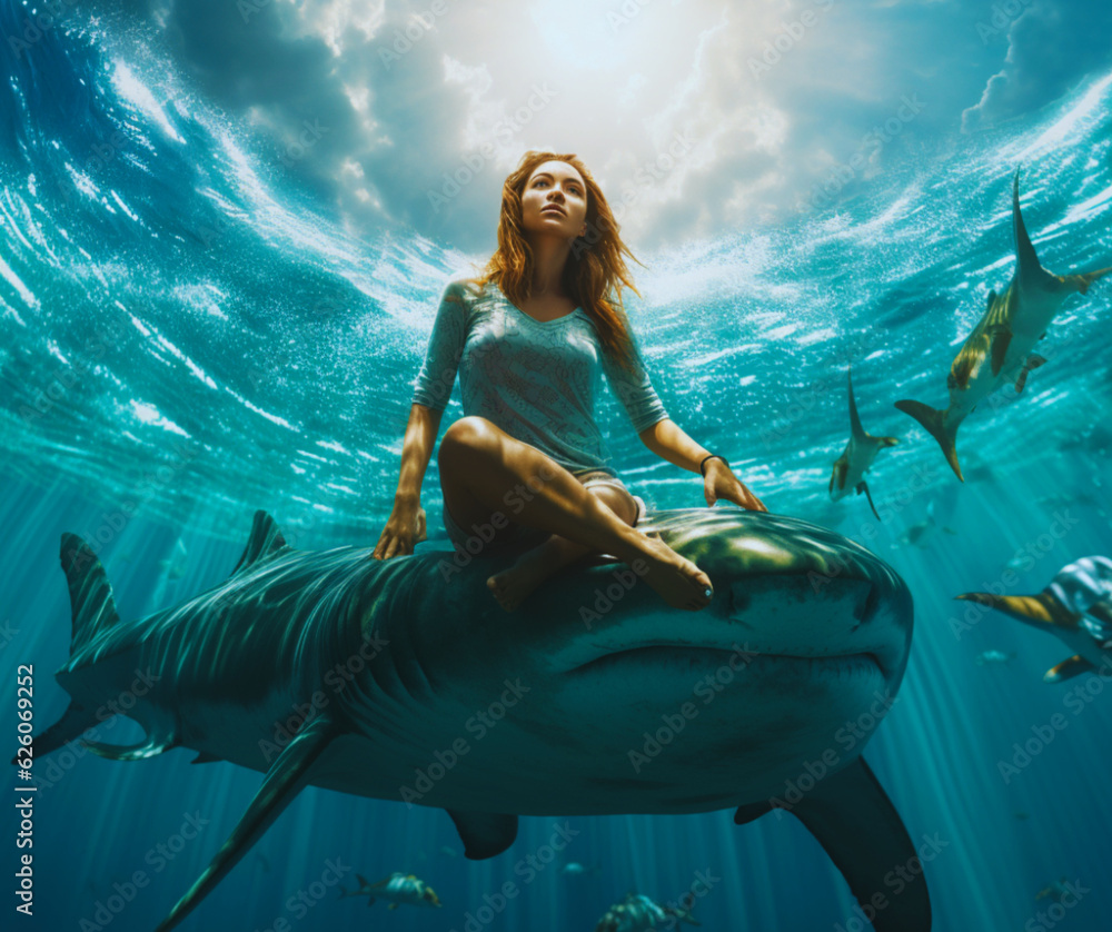 Ocean s Guardian A Mysterious Bond With A Young Woman And A Shark Girl ocean-s-guardian-a-mysterious-bond-with-a-young-woman-and-a-shark-girl