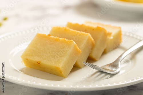 Traditional Chinese baked sweet cassava cake
