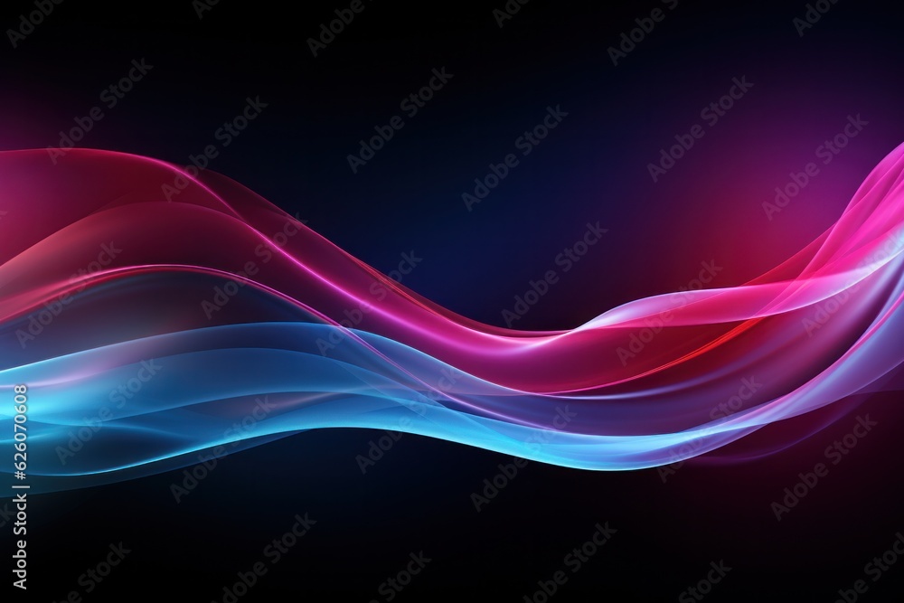 Abstract Neon Wave background. Illustration Abstract Neon Wave background. Illustration