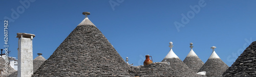 Trullo tetti - Trullidächer - trullo roofs Alberobello, Campania, Italia