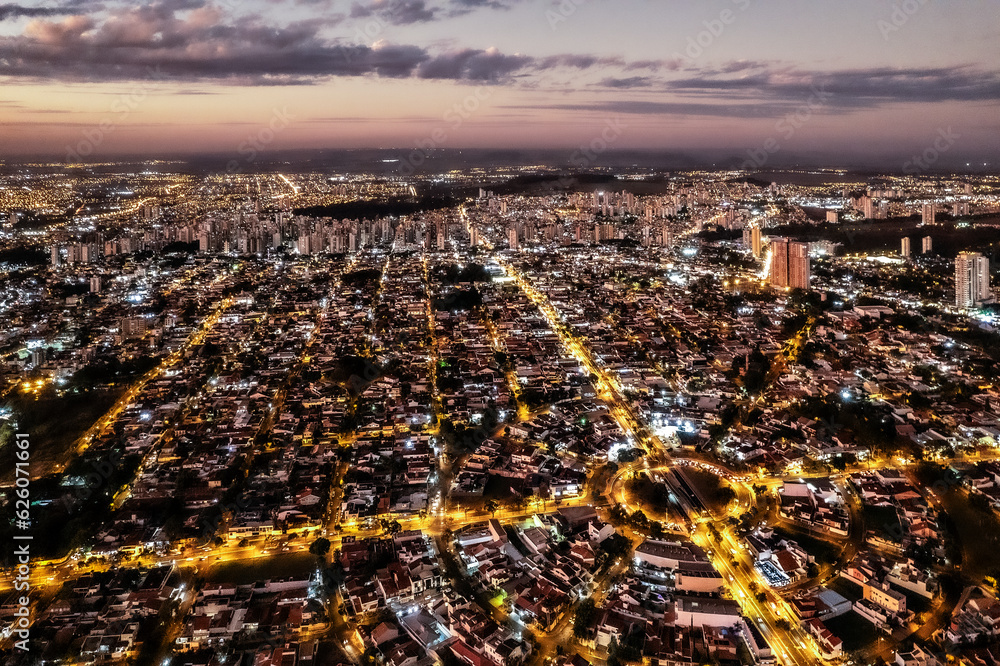 Vista aérea da cidade de Ribeirão 
Preto - SP