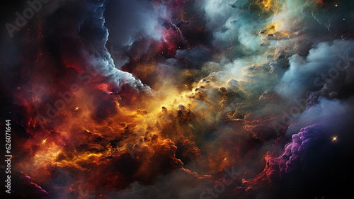 Undiscovered Nebula. Unexplored worlds.  © Tamara