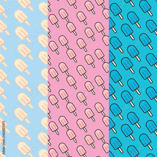 Ice Cream Pattern summer collection