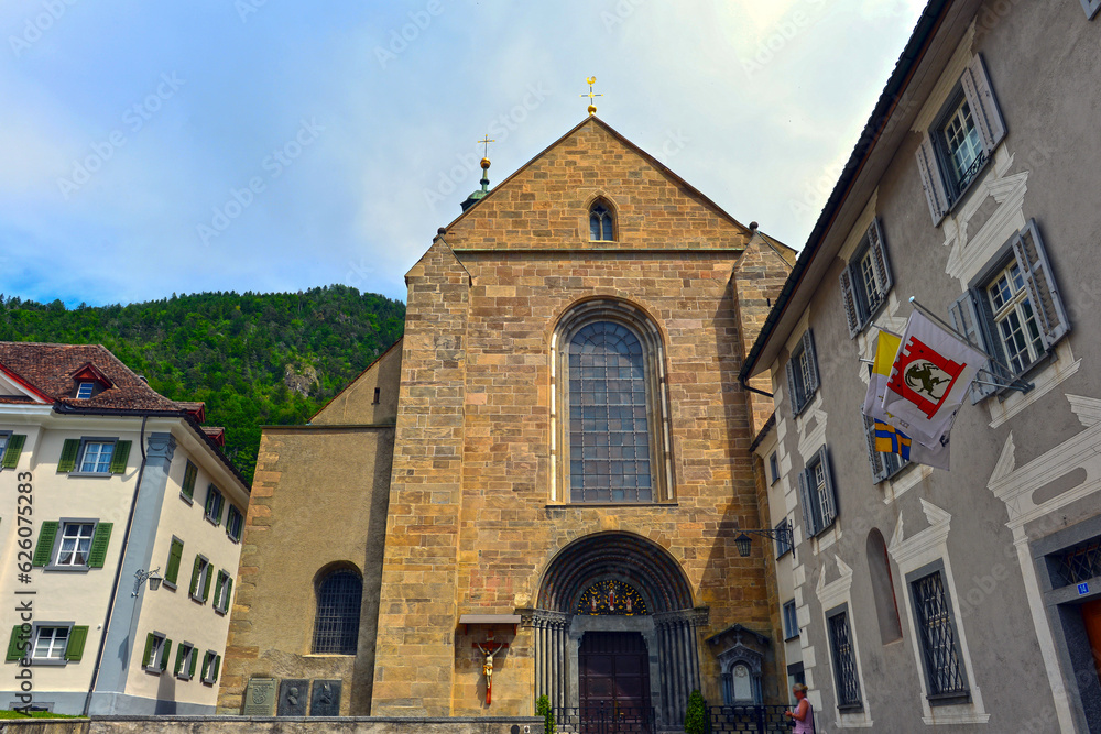 Kathedrale St. Mariä Himmelfahrt in Chur, Kanton Graubünden, Schweiz